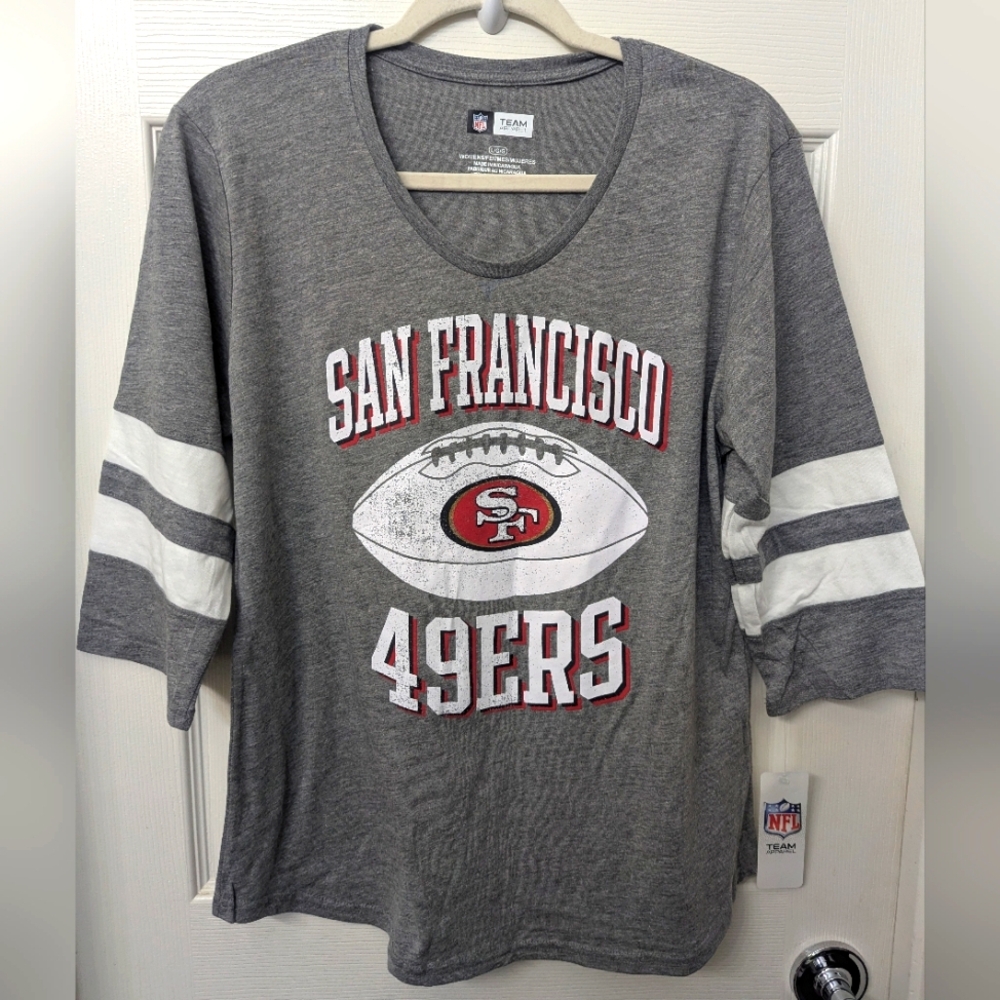 NFL San Francisco 49ers Gray Tee